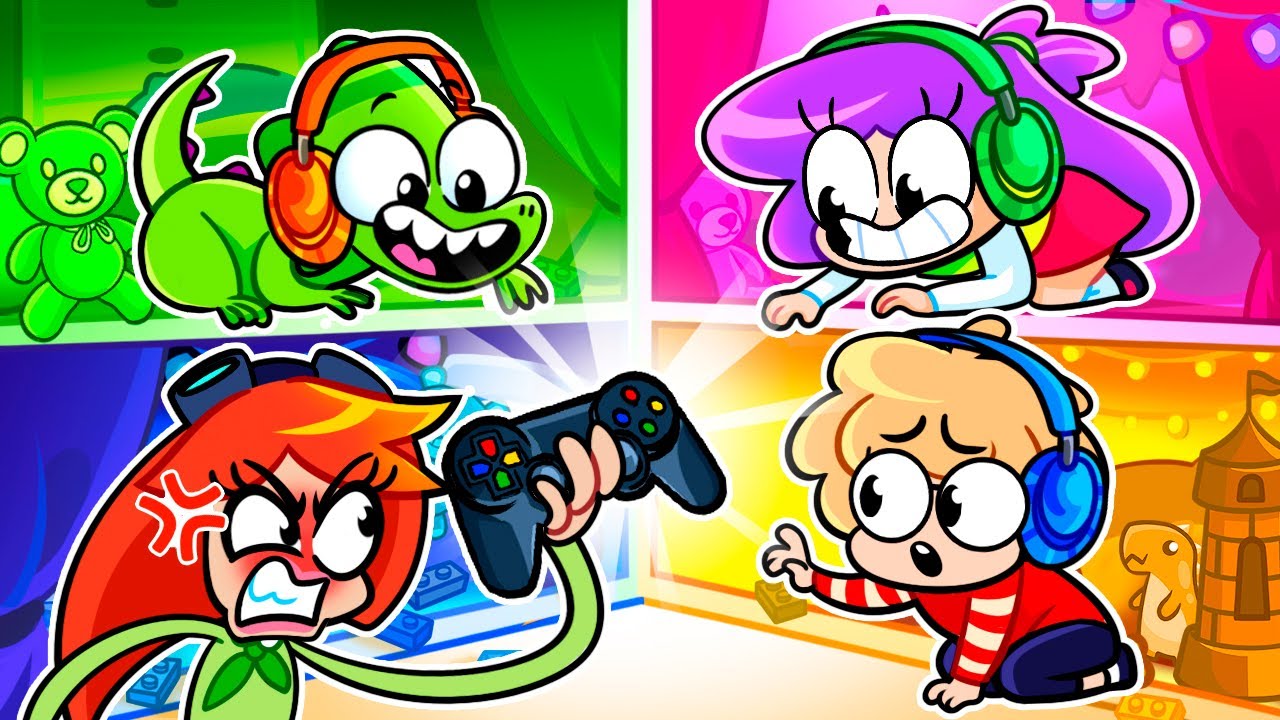 💖☘️ Habitaciones Secretas Debajo de la Cama 👑💎 ¡Inglés Divertido para Niños!