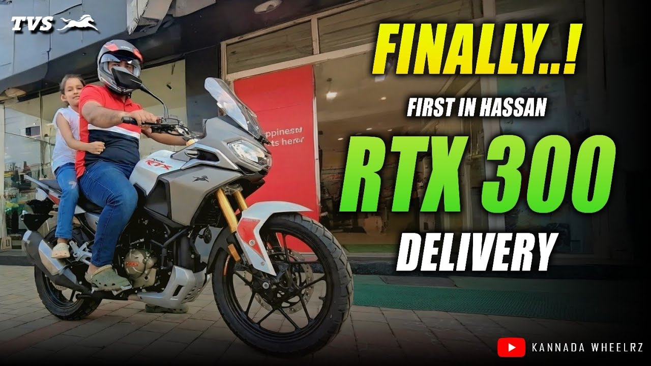 Taking delivery of Apache RTX 300 | First RTX delivery in Hassan #rtx300 #apachertx300 