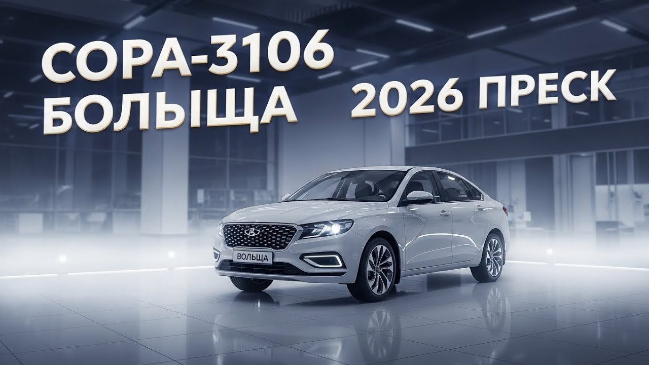 ГАЗ-3106 ВОЛГА ВОЗВРАЩАЕТСЯ В 2026! ЛЕГЕНДА СТАЛА СОВРЕМЕННОЙ 😱🚘
