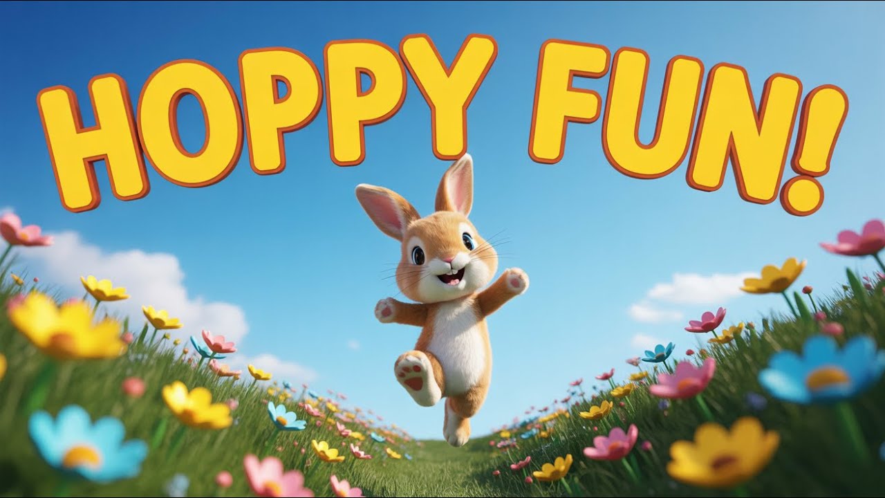 Bunny Magic Song | Funny Rabbit Nursery Rhymes About Imagination and Fun for Preschool Kids