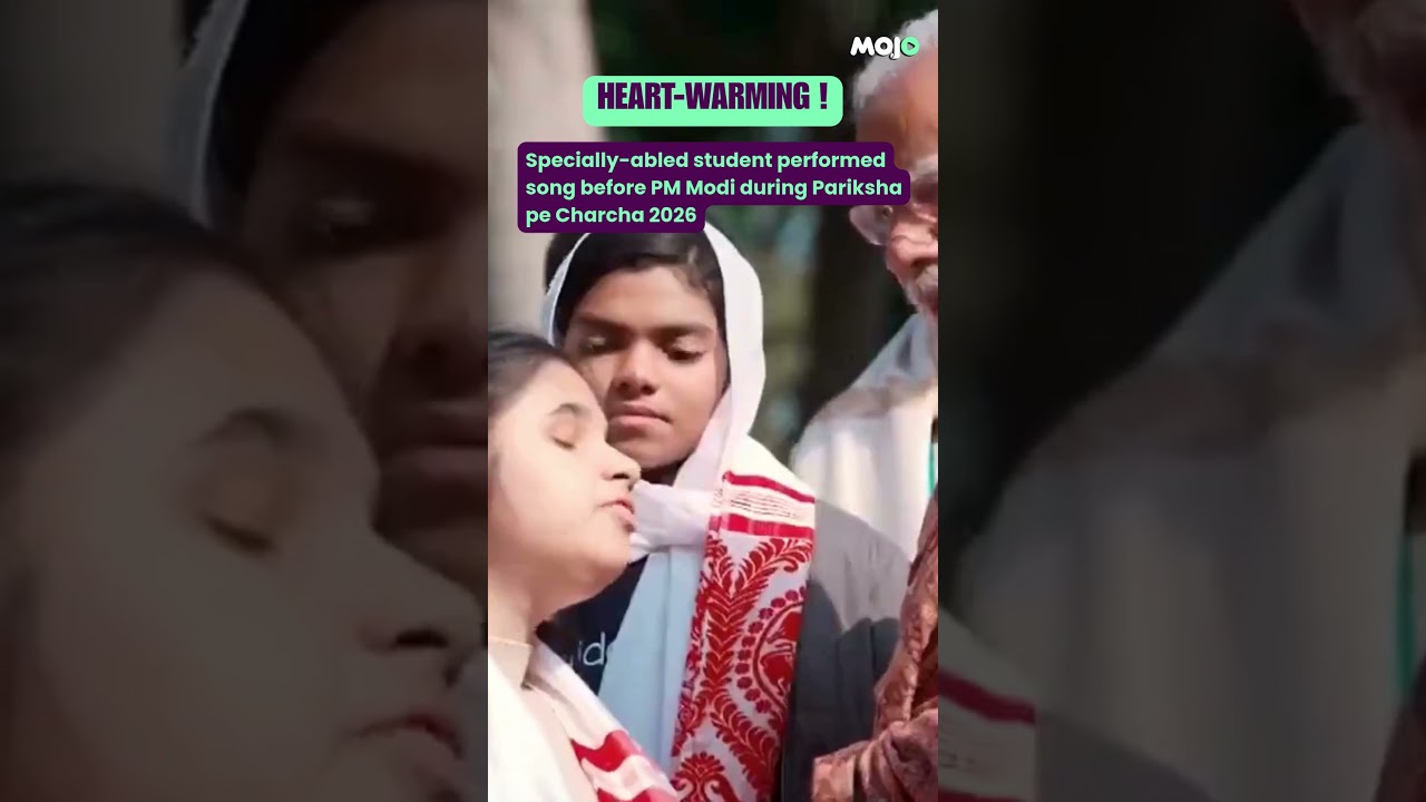 Goosebumps Moment | Visually Impaired Student&rsquo;s Song Touches PM Modi&rsquo;s Heart! | #modi #bjp