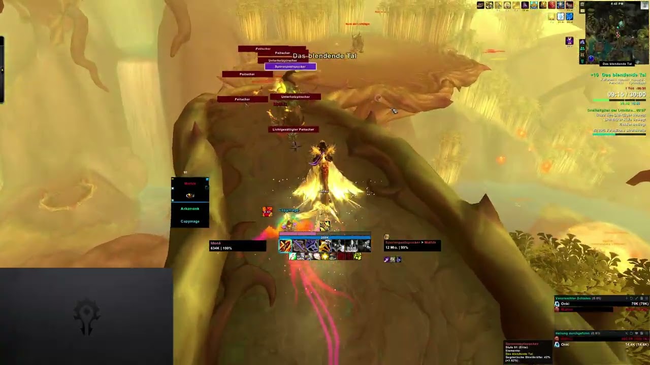 WoW Midnight Season 2; Retri Paladin; +10 Das blendende Tal; OVERTIME