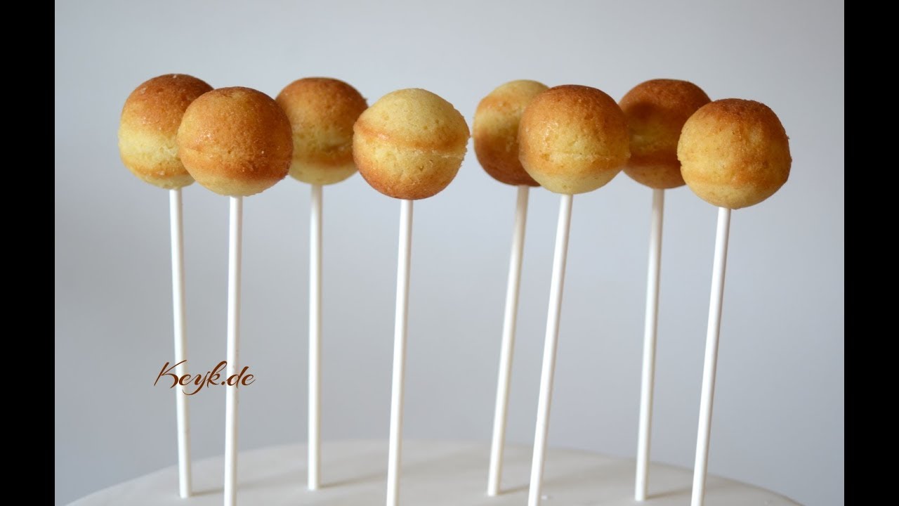 Vanille Cake Pop Rezept für Silikonform
