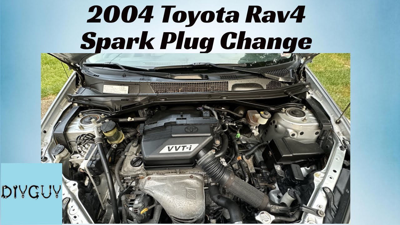Замена свечей зажигания Toyota RAV4 2004 года