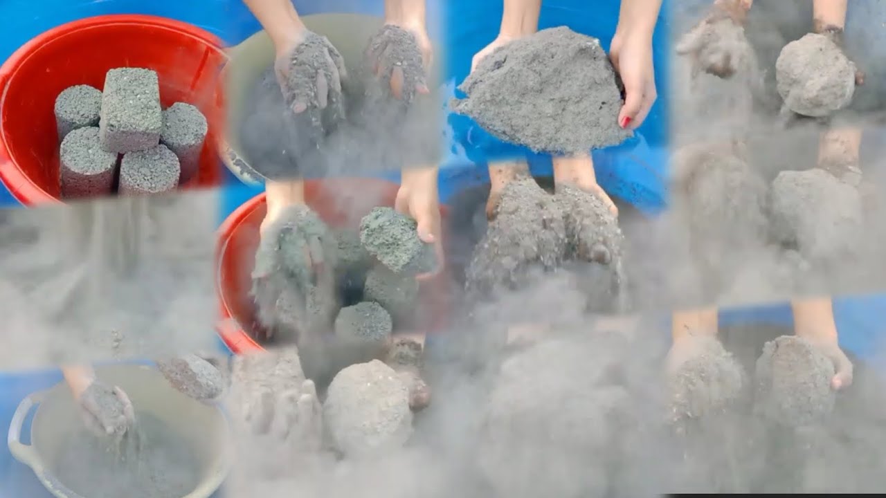 Heavy Dusty 😷 soft pure ashes charcoal dry water crumbling 🔥 satisfying sound #queeneditxx 