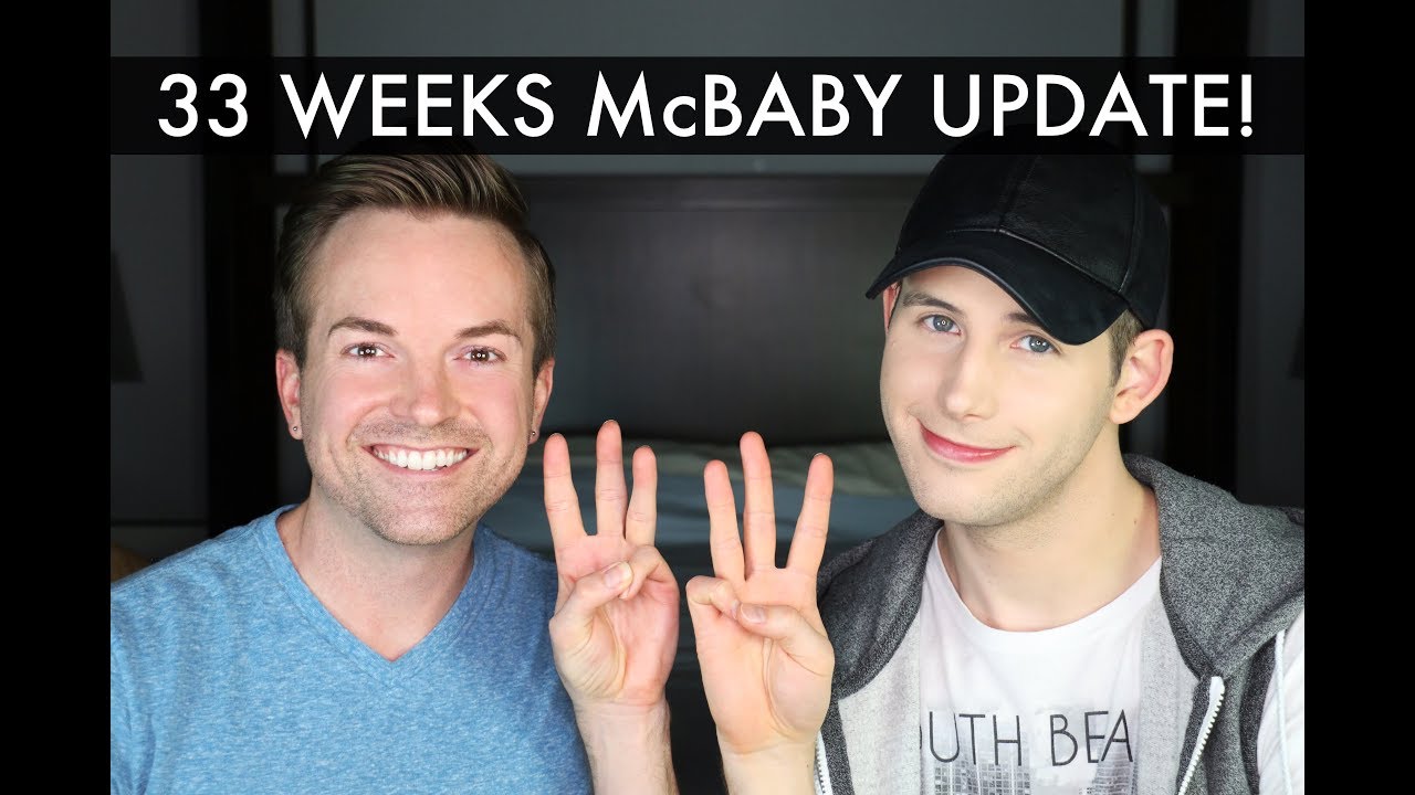 33 Weeks Surrogate Pregnancy Update - Gay Dads & Twin IVF Surrogacy Journey /// McHusbands