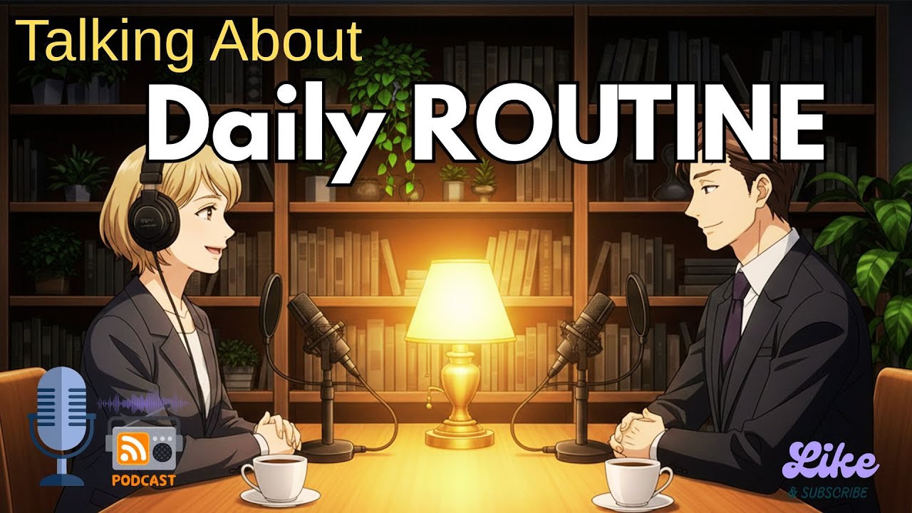 How to Talk About Your Daily Routine in English | English Conversation Practice