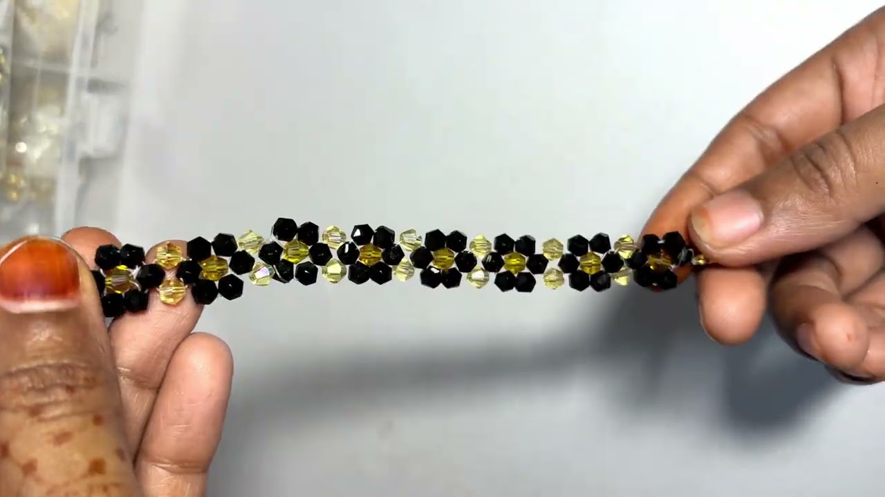 How to make crystal beads bracelet | Handmade bracelet | diy crystal bracelet 