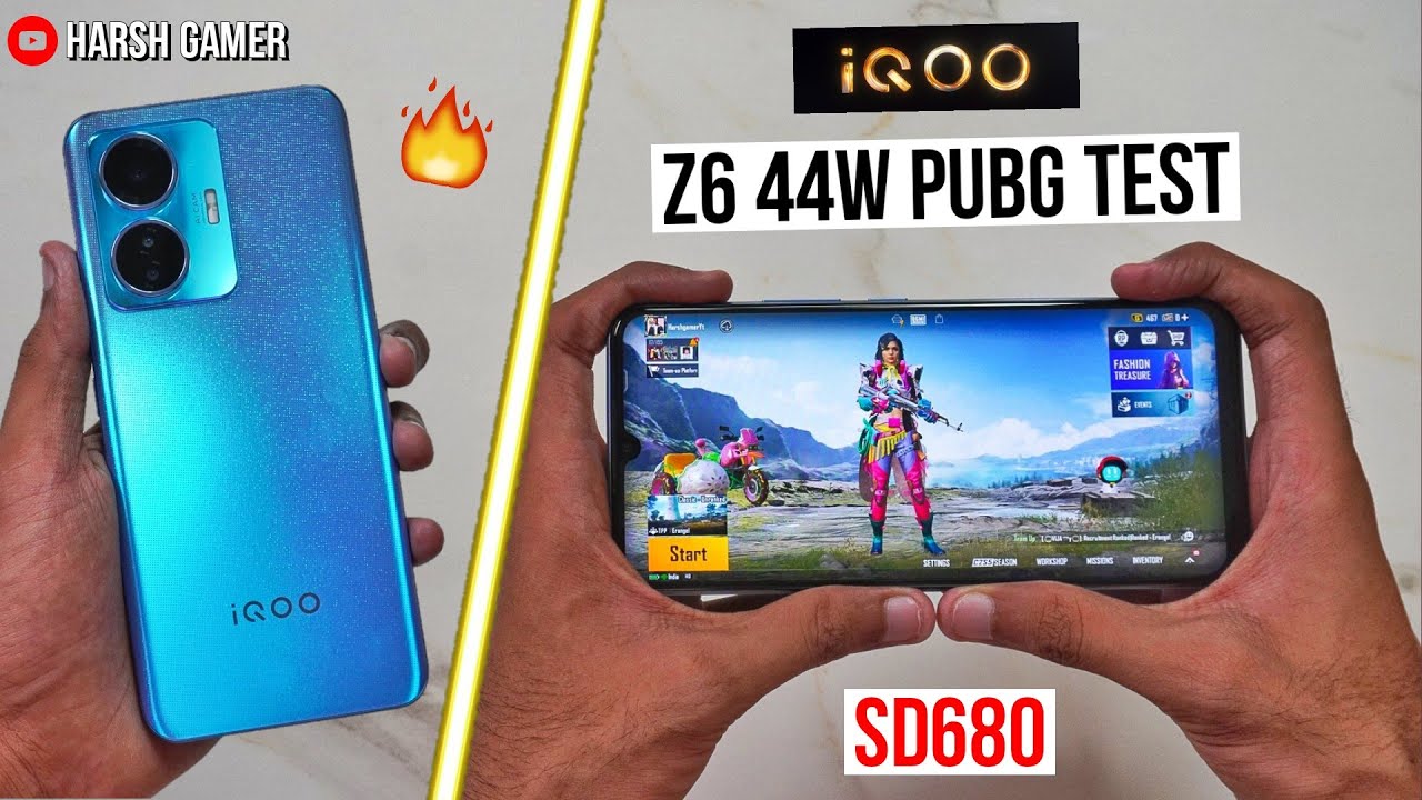 iQOO Z6 44W Pubg Test, Heating and Battery Test | Shocking Results 😱