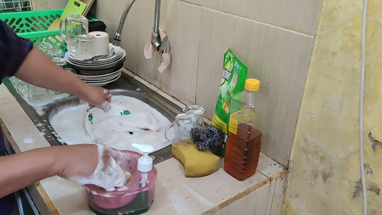 ASMR Washing Dishes Great Indian Kitchen