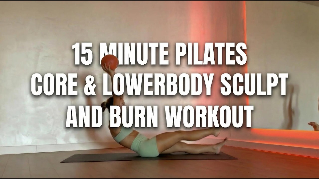 15 MIN PILATES CORE & LOWER BODY WORKOUT | Sculpt & Burn 🔥