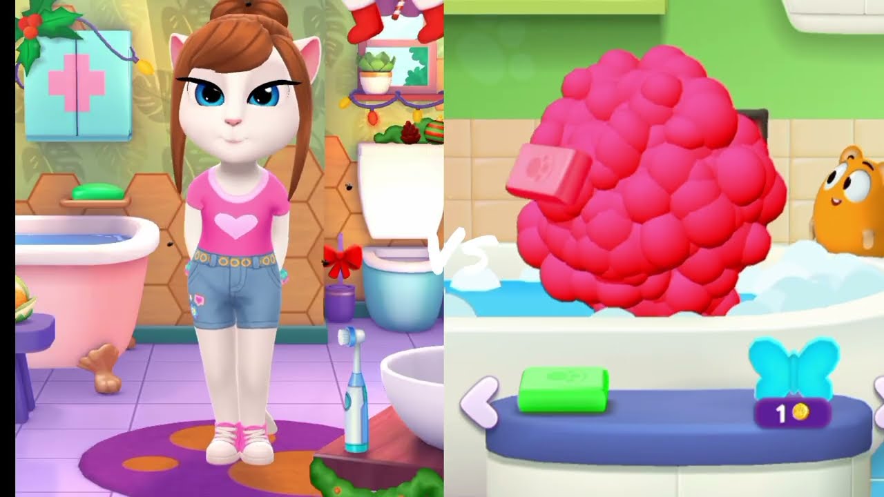 Talking Angela vs talking Tom 💯🥰🍁♥️♥️♥️