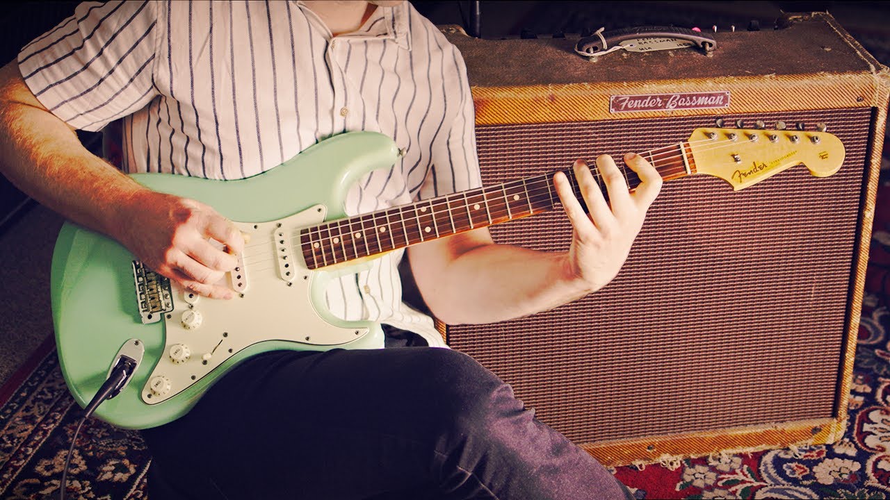 Fender Custom Shop Strat through an Original 1959 Fender Bassman!