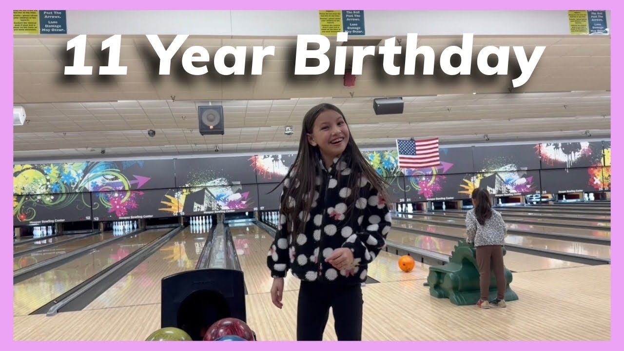 SHE WAS SO HAPPY FIRST TIME BOWLING FOR JOSEPHYN’S 11th BIRTHDAY - 2026 🇺🇸 