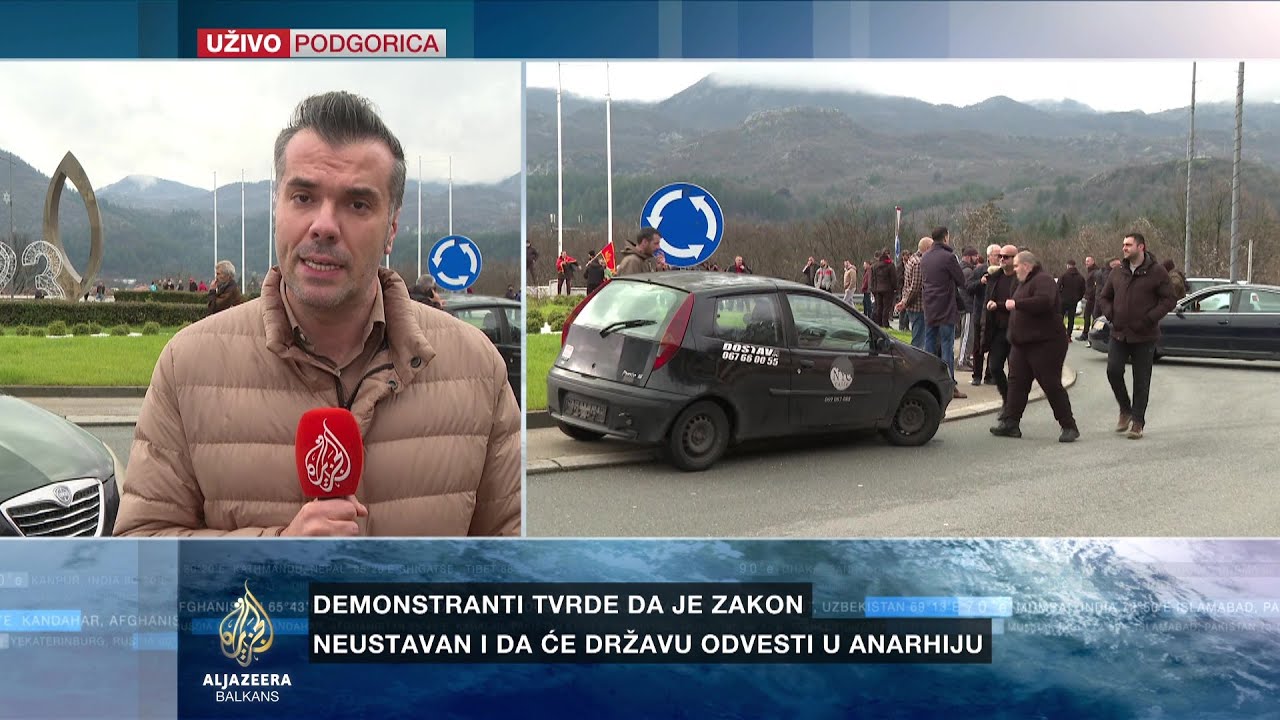 Blokade puteva &scaron;irom Crne Gore zbog Zakona o predsjedniku
