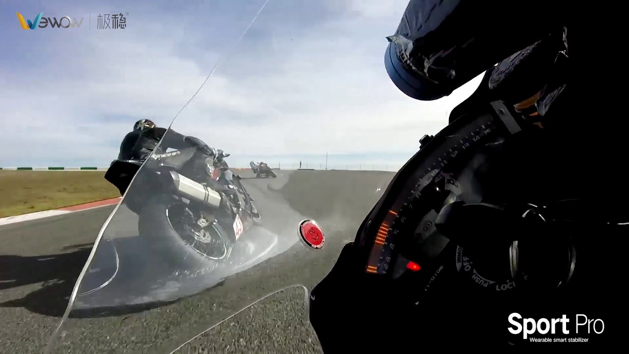 【Customer trial feedback】Wewow Sport Pro gimbal test on motorcycle race