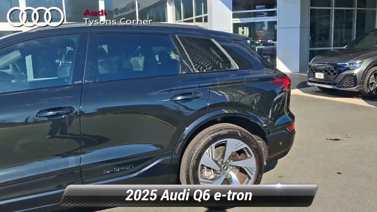 Certified 2025 Audi Q6 e-tron Premium Plus quattro, Vienna, VA UA28527