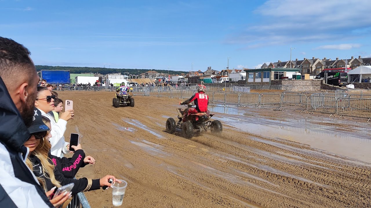 Weston Super Mare Beach Race Madness! Vlog