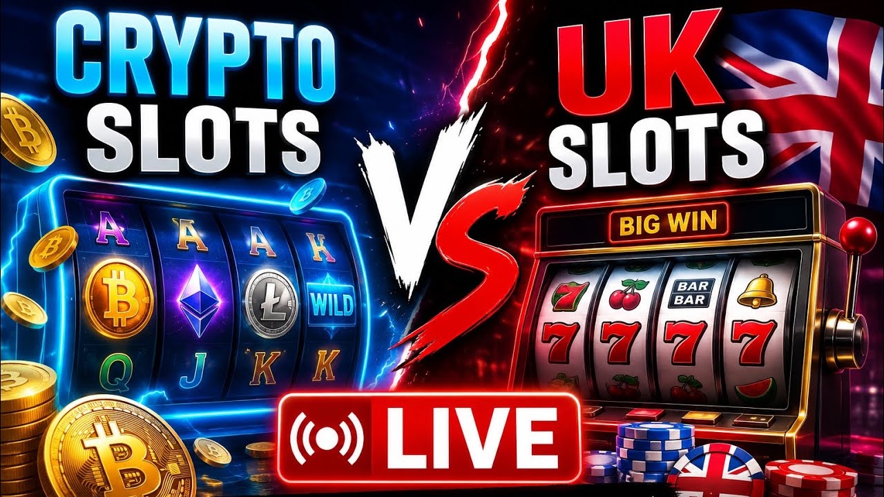 Crypto Slots VS UK Slots LIVE!