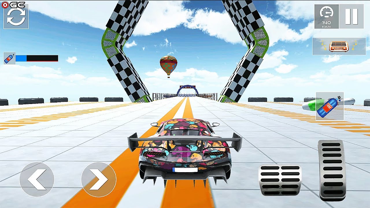 Mega Ramp Car Stunts 3D - Racing Car Driver Games 2021 - Android GamePlay