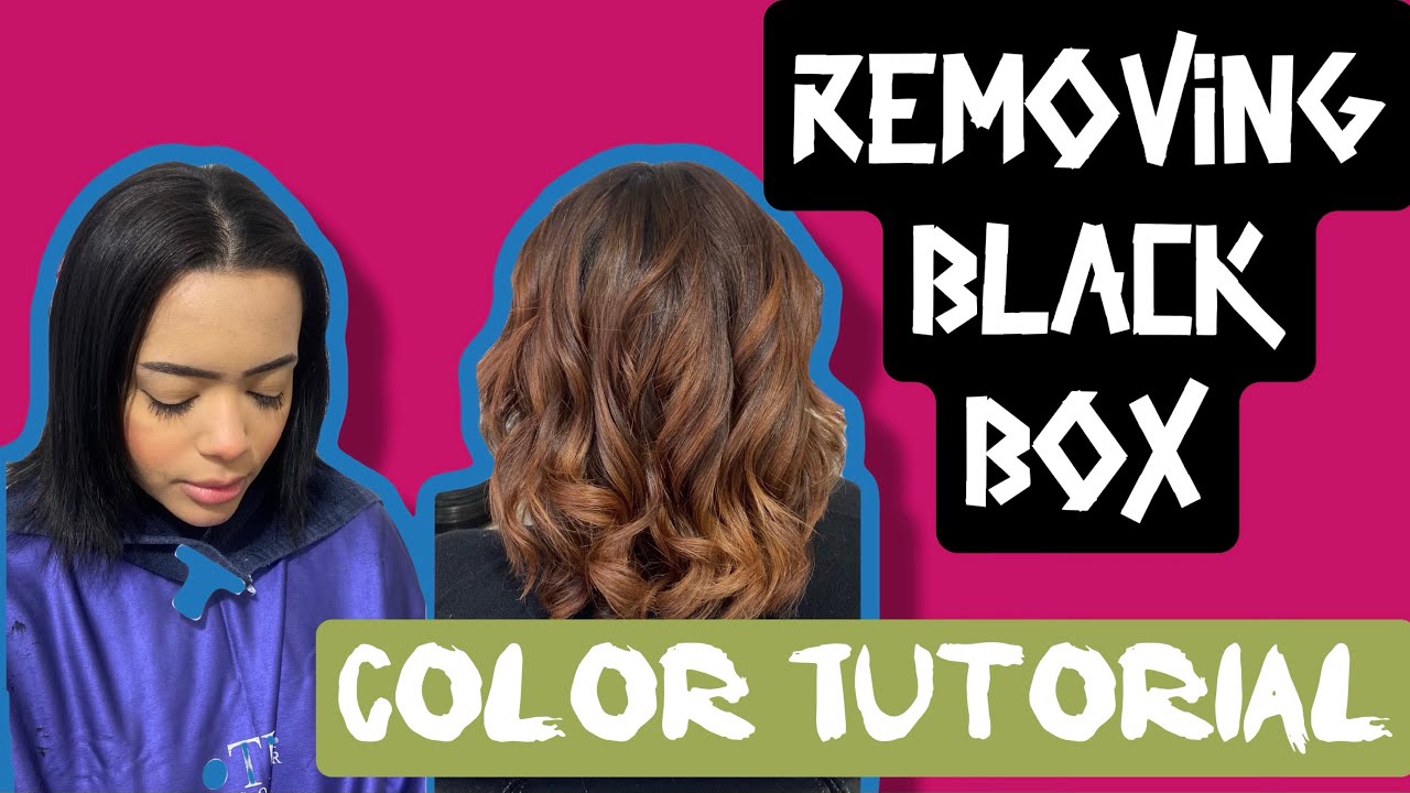 Removing Black Box Color Tutorial Correction How to Use Schwarzkopf Color Remover and Malibu CPR