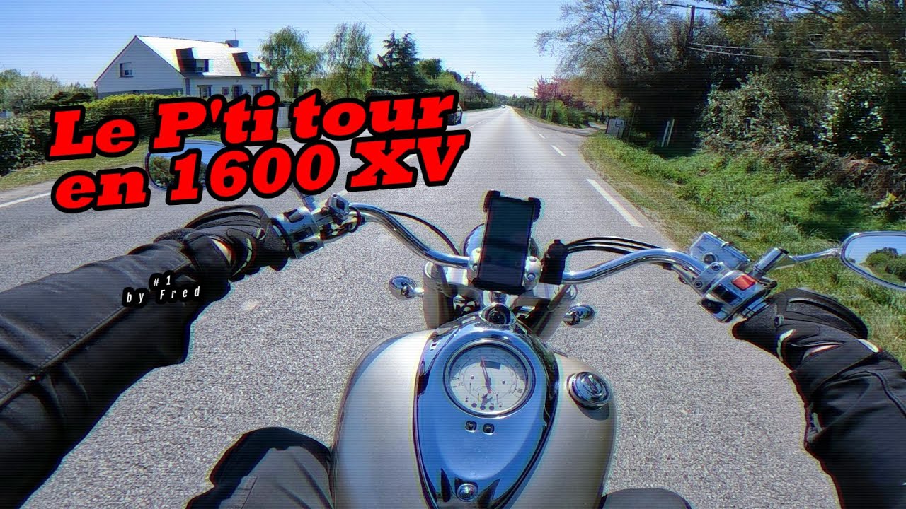 P'tite virée en moto YAMAHA 1600 XV WILD STAR #1