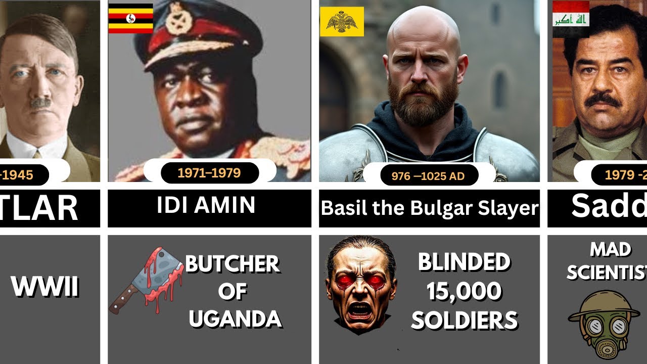 50 Most Ruthless Emperors and Presidents in History