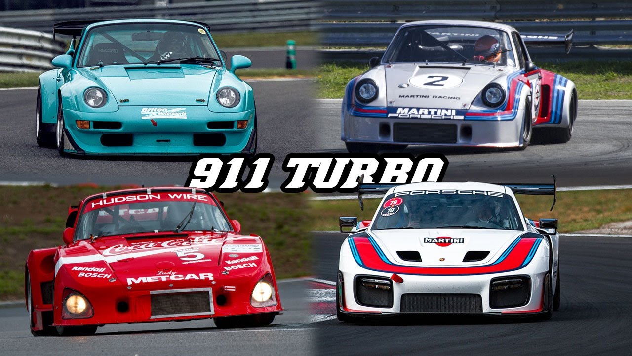 Porsche 911 Turbo racecar compilation - 911, 930, 934, 935 K3, 964, 993 GT2, 996 GT2-R, 997, 991 GT2