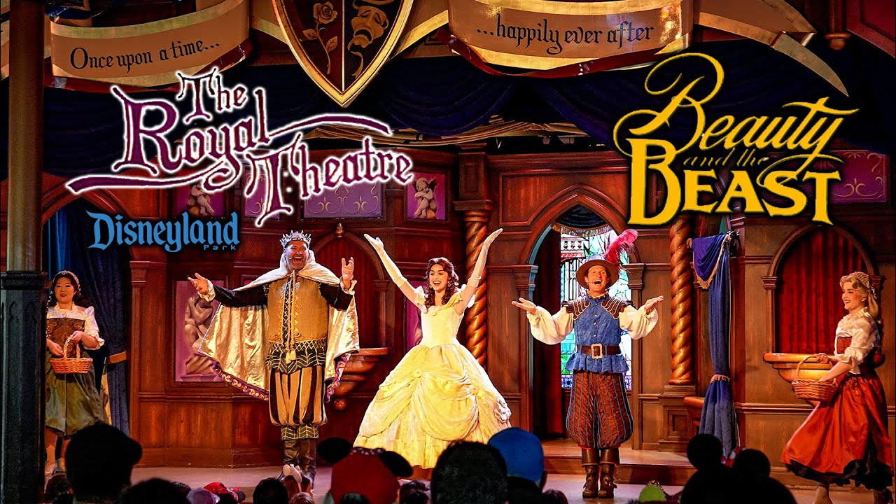 Beauty and the Beast Storytelling at Royal Theatre Full Show 4K Disneyland 2023 05 30