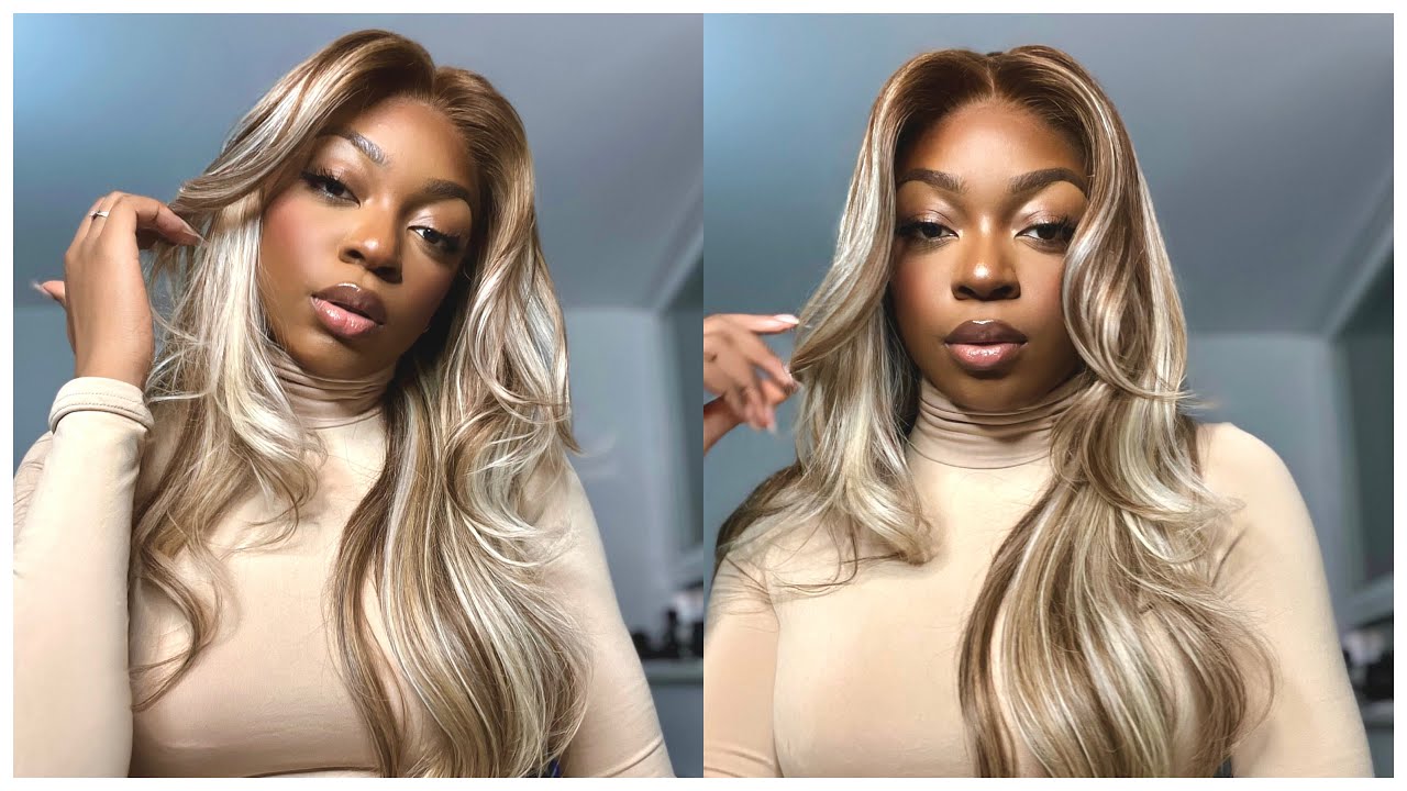 NEW YEAR MUST HAVE😍 Fluffy Blonde Highlight Wig Install | ft.Yolissa Hair