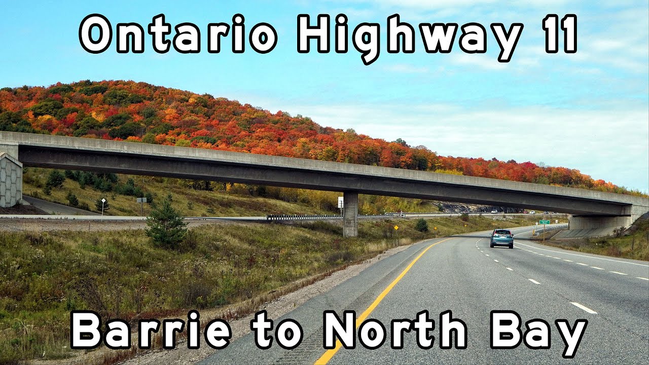 Ontario Highway 11 - Barrie to North Bay - October, 2021