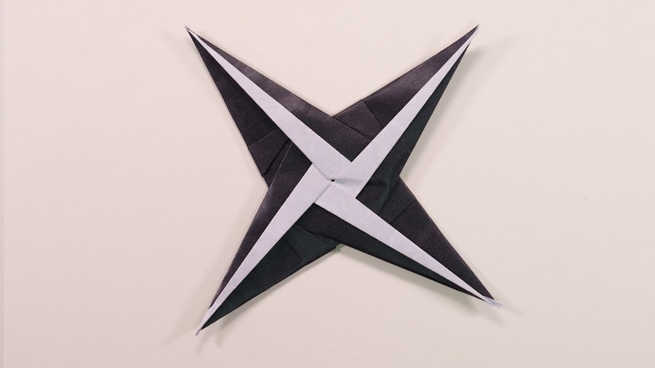 표창 종이접기 / Origami Mini Ninja Star (Shuriken)