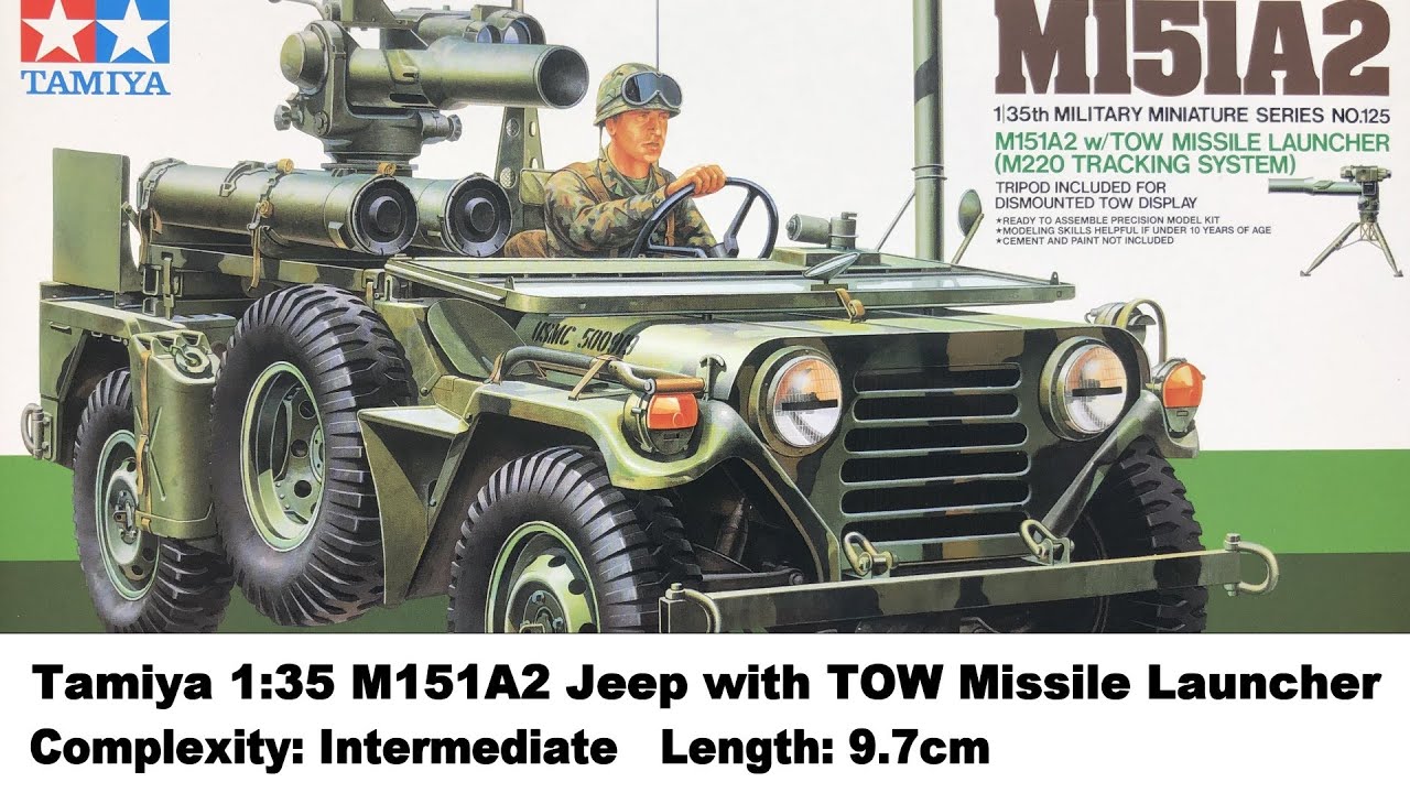 Tamiya 1:35  M151A2 Jeep with TOW Missile Kit Review