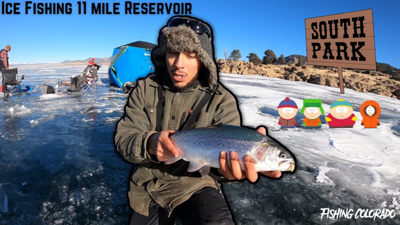 Ice Fishing South Park Colorado (Eleven Mile Reservoir)