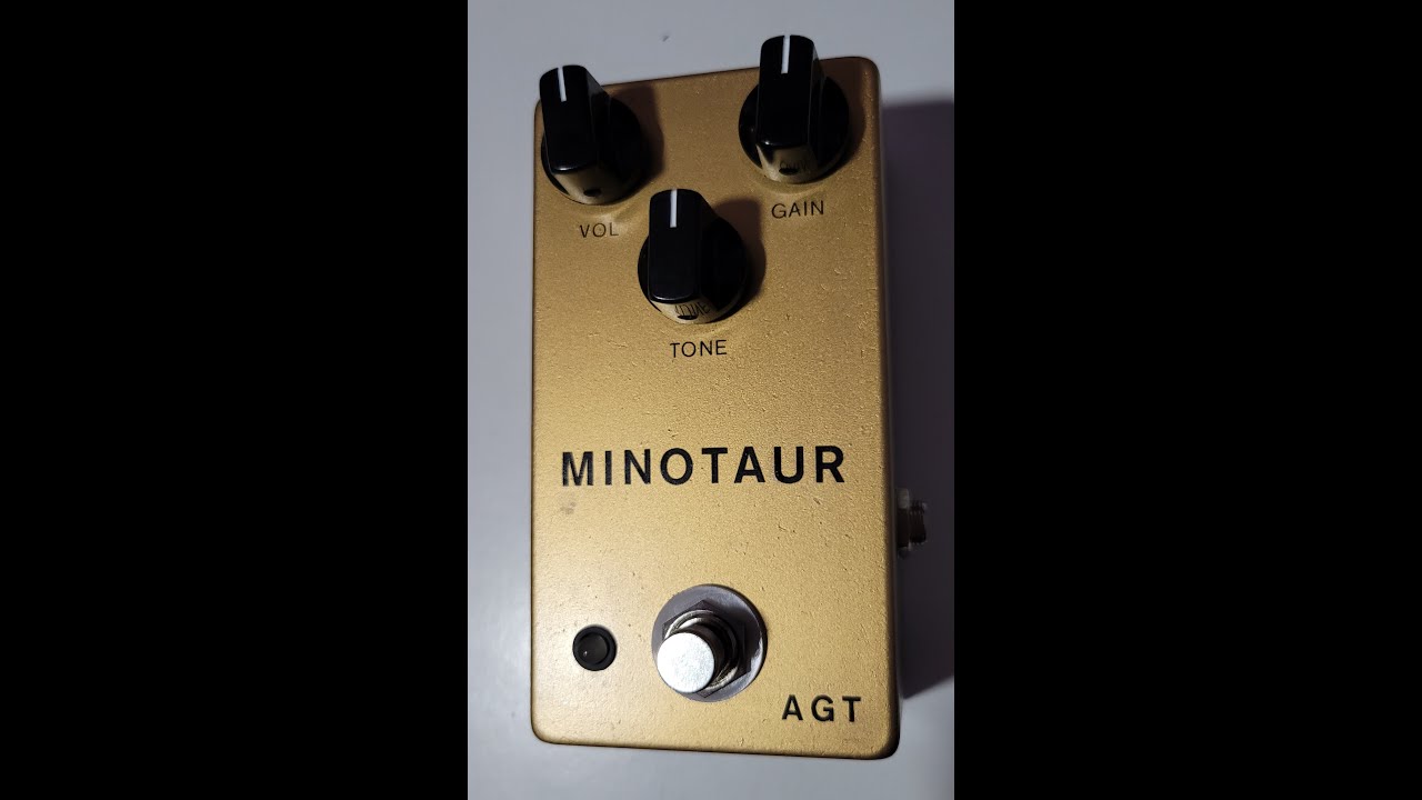 Prueba pedal overdrive MINOTAUR (clon del KLON CENTAUR) de AGT @alex_guitar_tech
