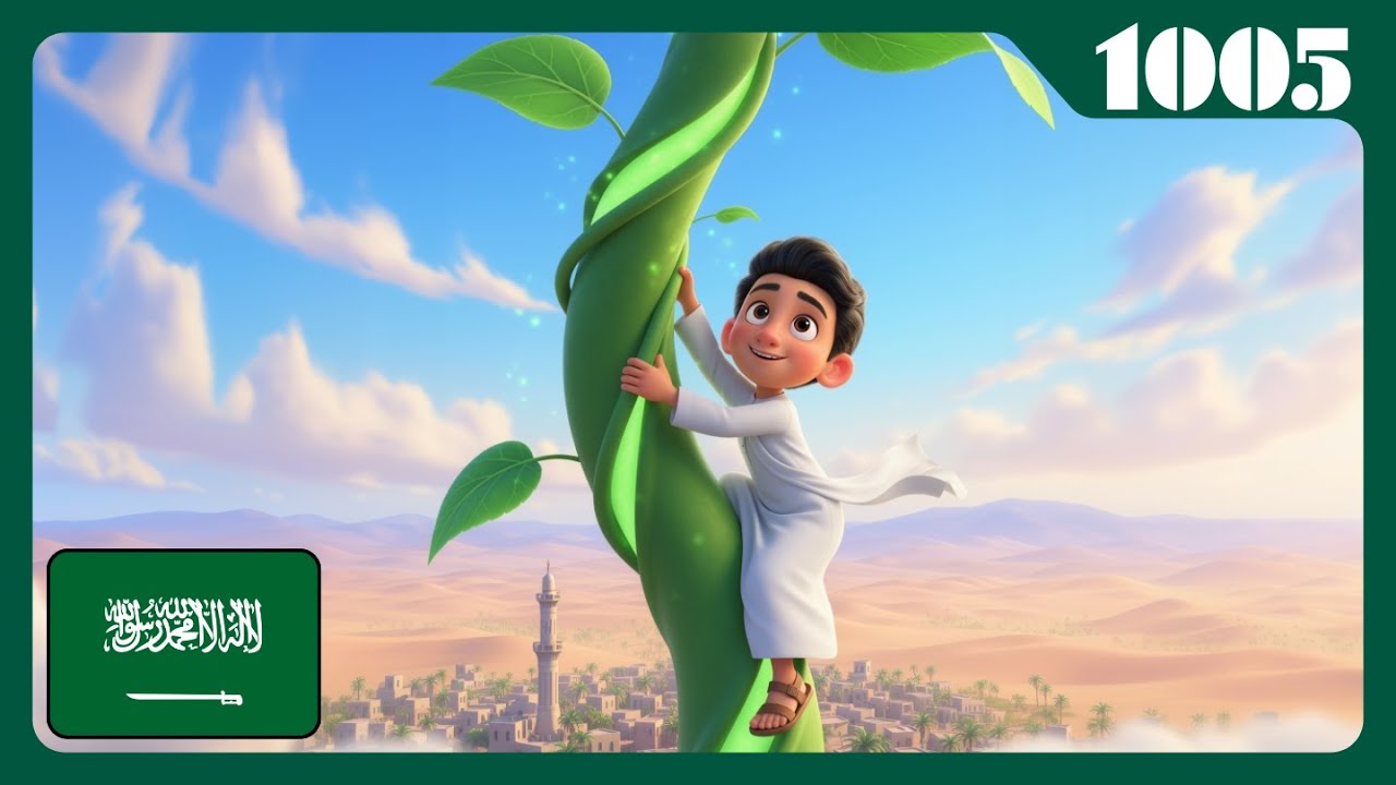 جاك وساق الفاصولياء (Jack and the Beanstalk) | الحكاية الخيالية | Hello Story World, 1005-L