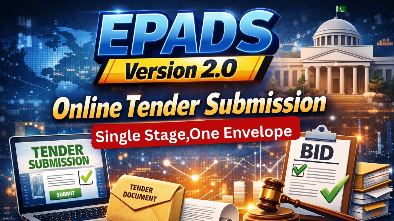 How to submit Online Tender on Epads Version 2.