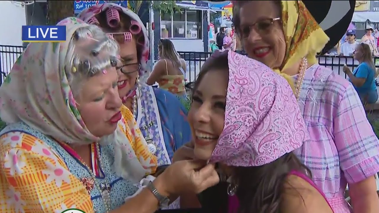 CBS 2's Sabrina Franza gets dressed up for Pierogi Fest in Whiting, Indiana