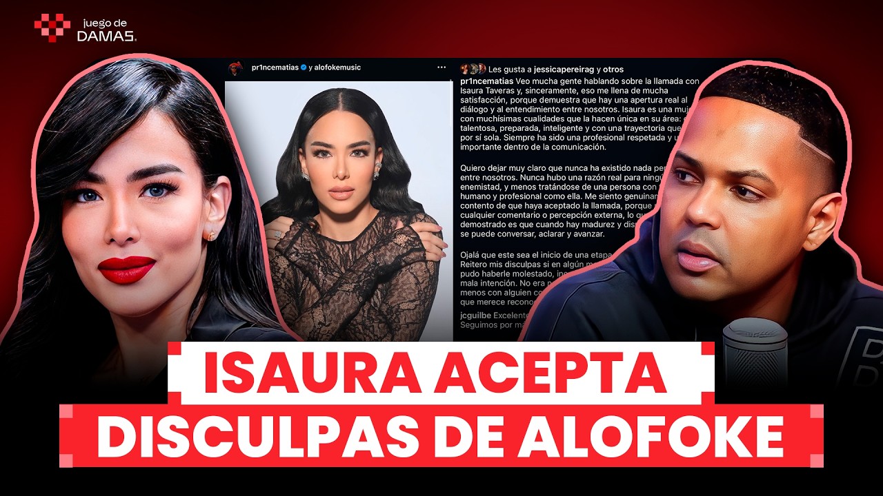 ISAURA TAVERAS ACOGE DISCULPAS DE SANTIAGO MATÍAS Y ACEPTA COLABORAR EN UN FUTURO CERCANO