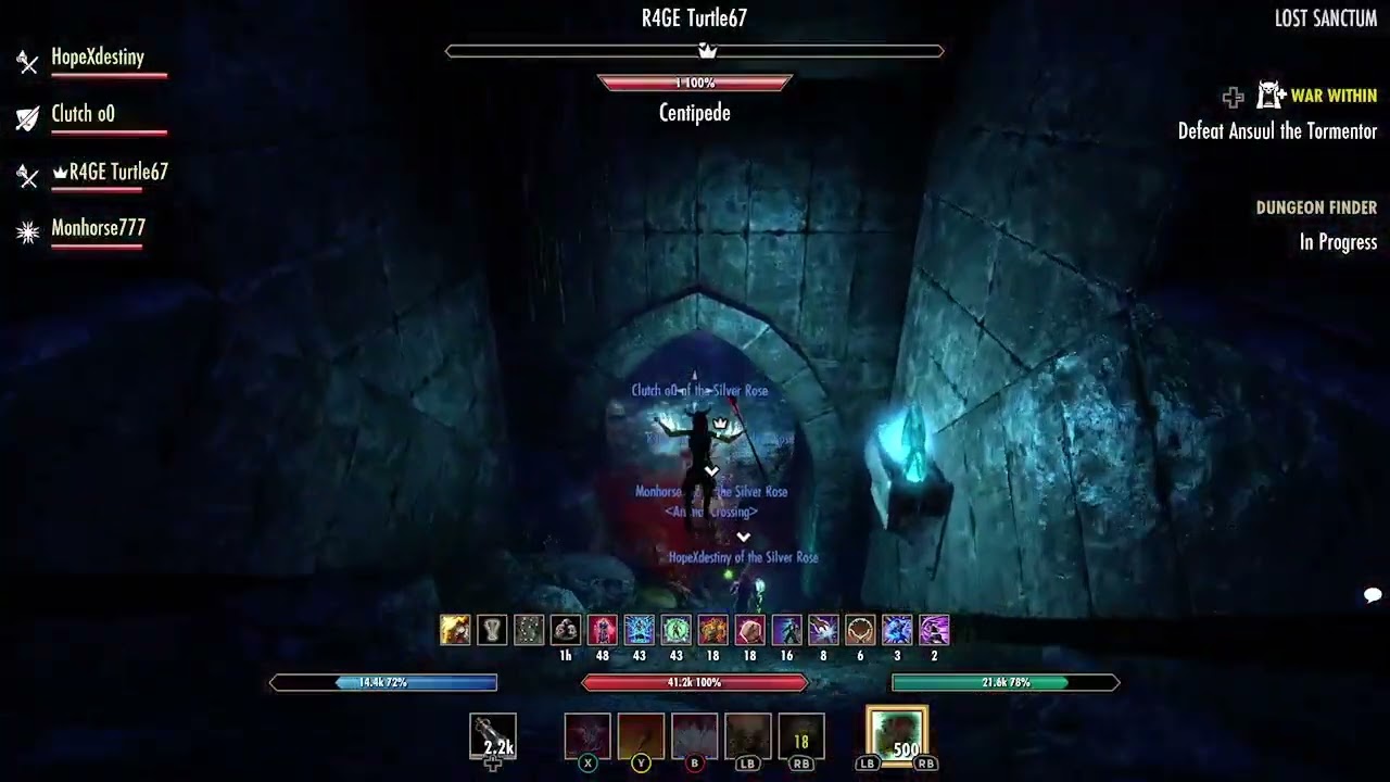 Highlight: ESO 4man  POV TANK💀💀💀 VICP HM
