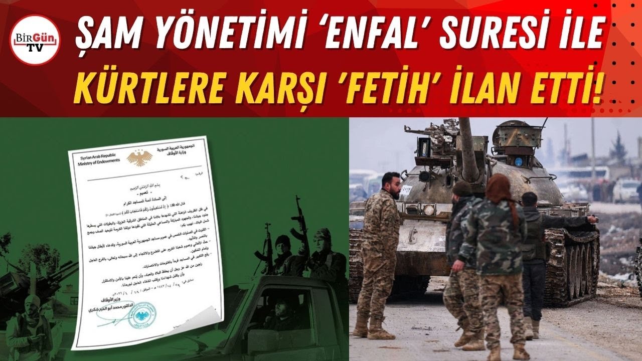 Şam yönetiminden ‘Enfal’li genelge: Kürtlere yönelik operasyon ‘fetih’ ilan edildi!