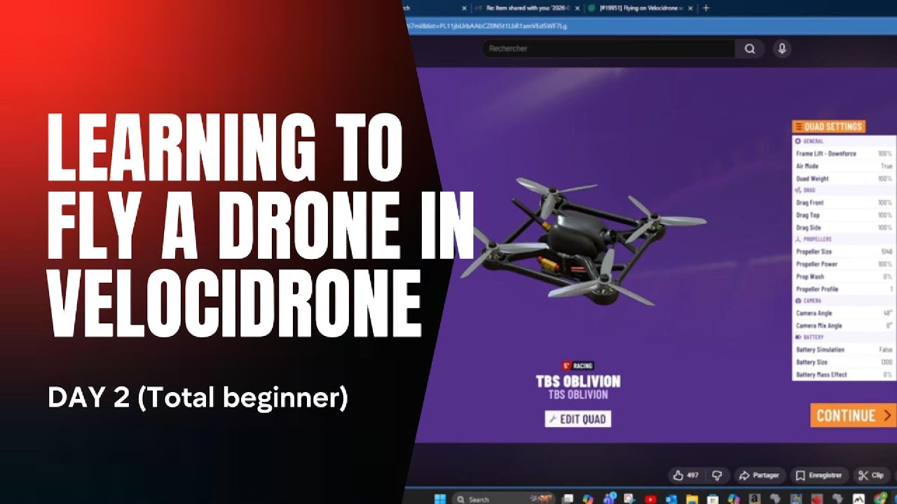 Learning To Fly a Drone In Velocidrone Day 2 Final