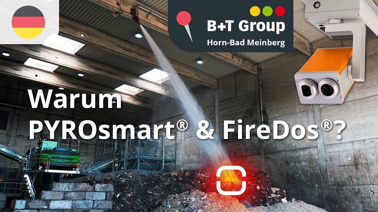 Brandschutz bei B+T Horn Energie – mit PYROsmart von Orglmeister & FireDos-Löschmonitor