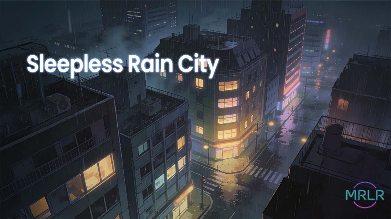 Sleepless Rain City 🌧️ Lofi Beats for Overthinking, Focus & Late Nights | 1 Hour