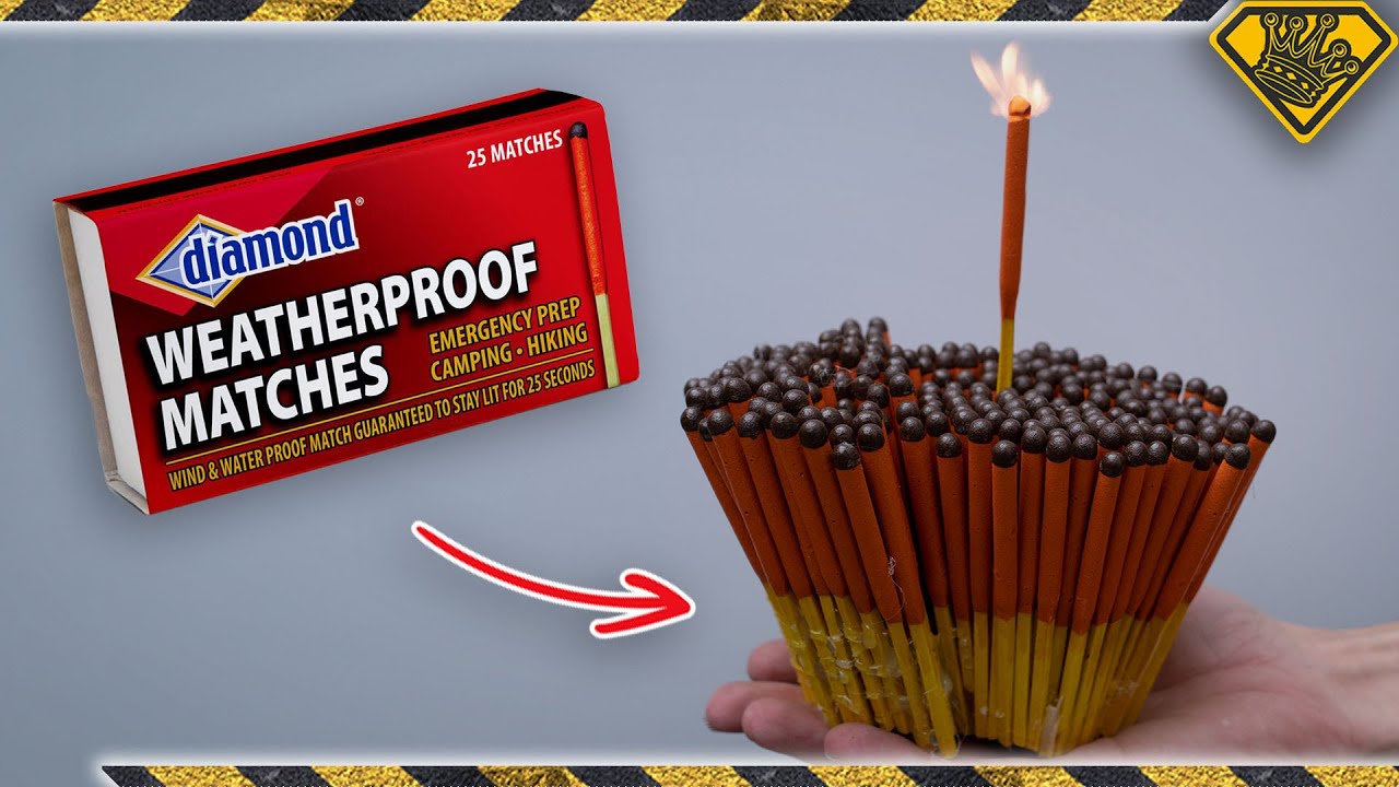 Can Waterproof Matches Light AFTER They're Underwater?