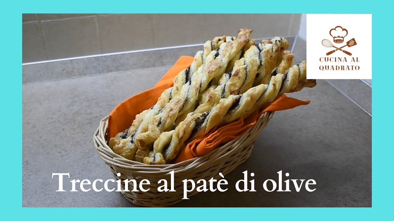 Treccine al pat&egrave; di olive - Idea aperitivo velocissima