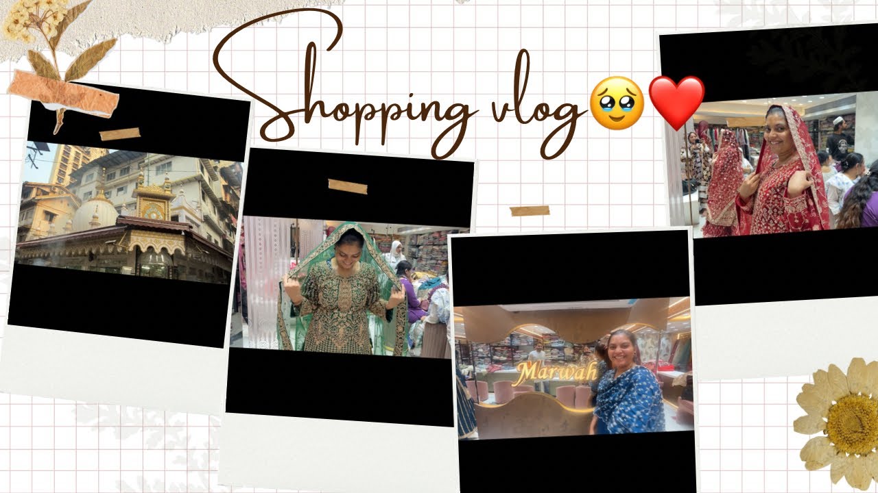Salami dene hum gye Dongri Dargah🙌🏻||Shadi ki shopping hogyi start🥹🦋||#muskyyy #shoppingvlog #viral 