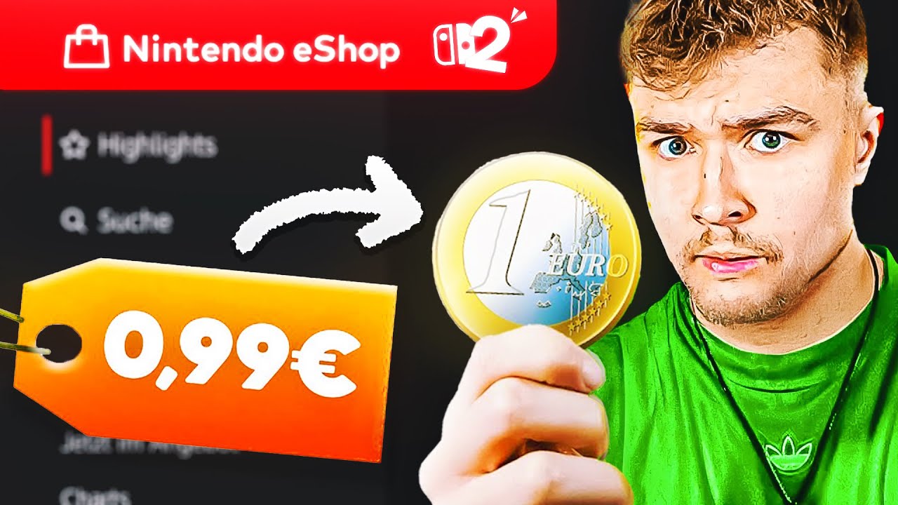 Was finde ich im SWITCH 2 eShop für UNTER 1€?