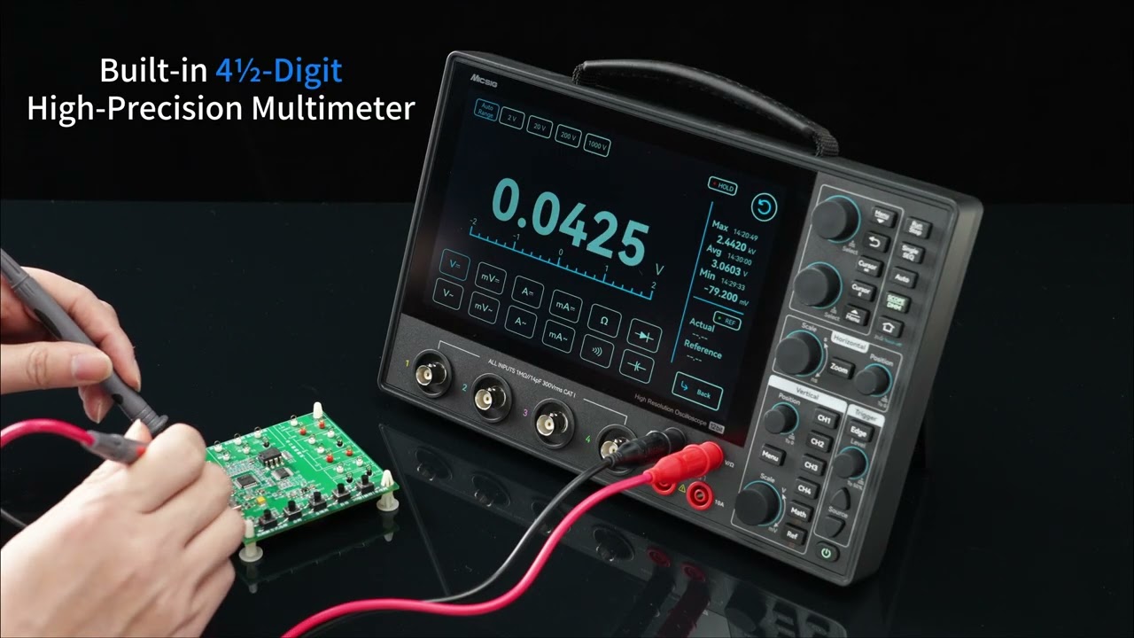 Micsig High resolution Tablet Oscilloscope MHO1 Series