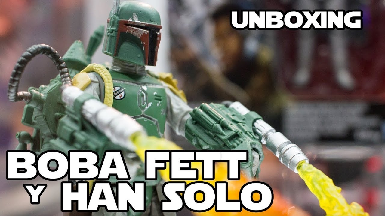 Unboxing Navideño Boba Fett y Han Solo - Star wars Los Ultimos Jedi